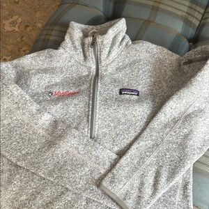 Patagonia Light Gray Fleece Pullover